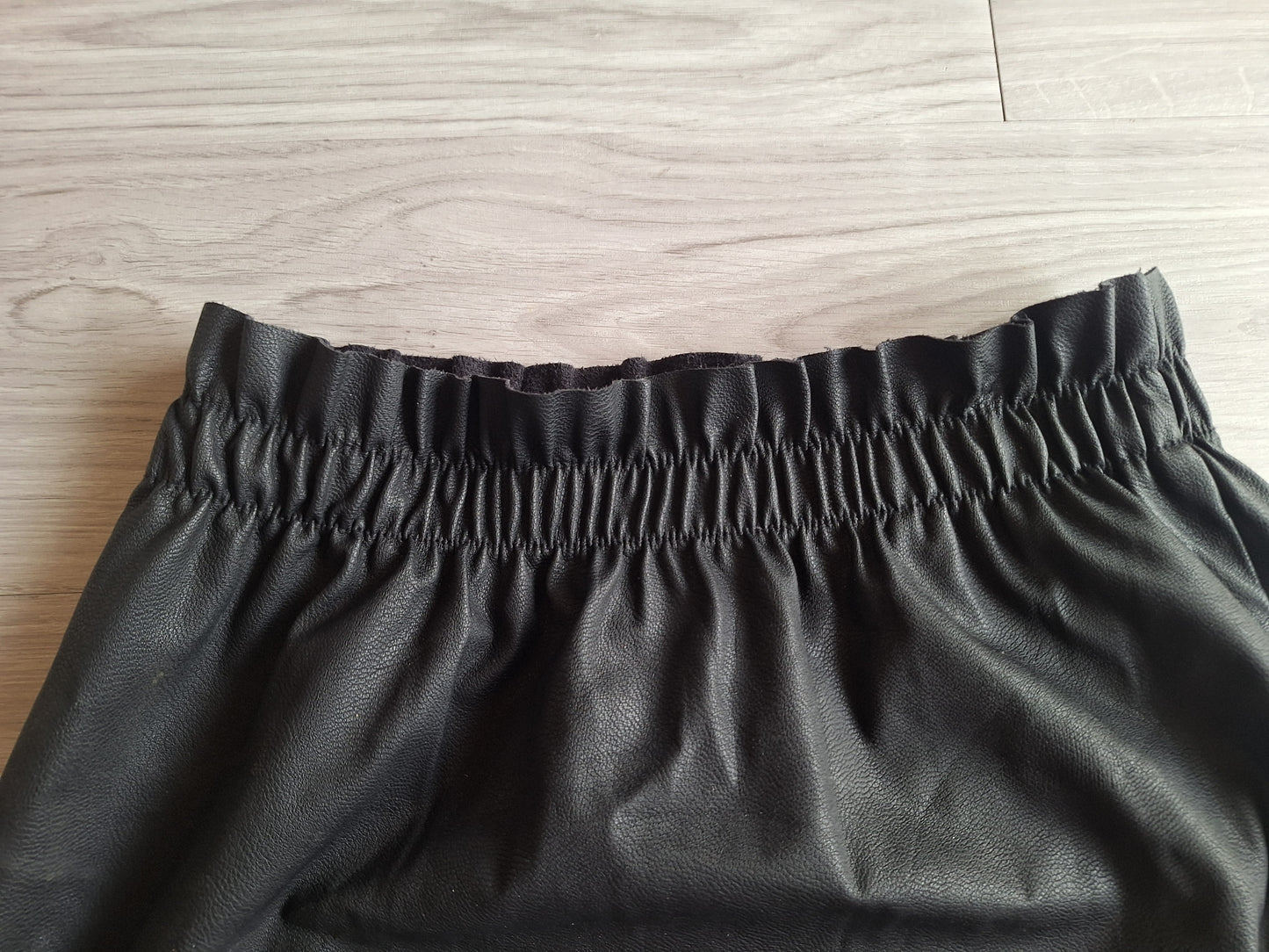 ONLY Kunstleder Minirock Paperbag 36