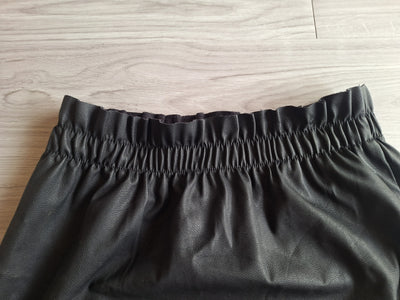 ONLY Kunstleder Minirock Paperbag 36