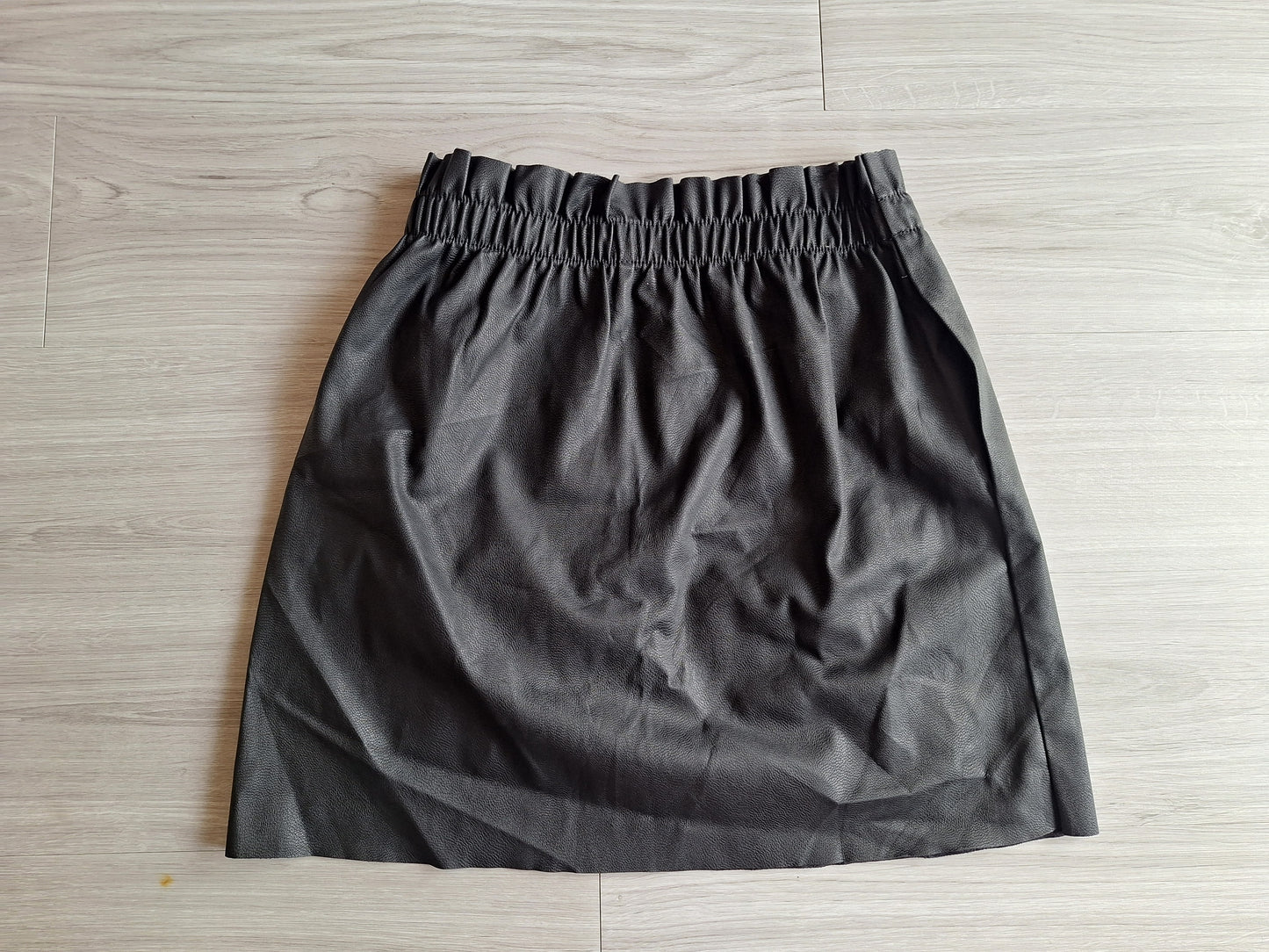 ONLY Kunstleder Minirock Paperbag 36