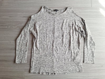 Amisu Cold Shoulder Langarmshirt 38