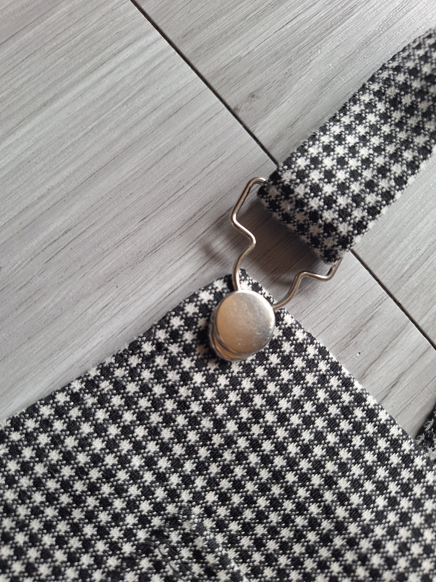 Clockhouse Latzkleid Hahnentritt 36