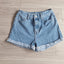Shein High Waist Jeansshorts 36