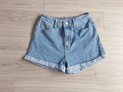 Shein High Waist Jeansshorts 36
