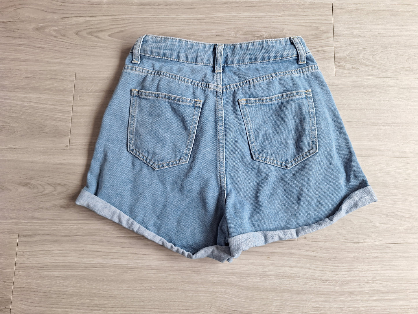 Shein High Waist Jeansshorts 36