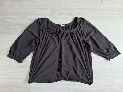QS Viskosebluse Bindeband 40