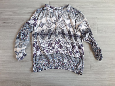 Janina Viskosebluse Paisley 38