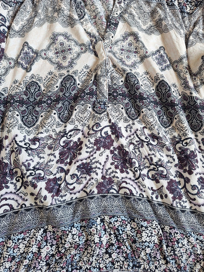 Janina Viskosebluse Paisley 38
