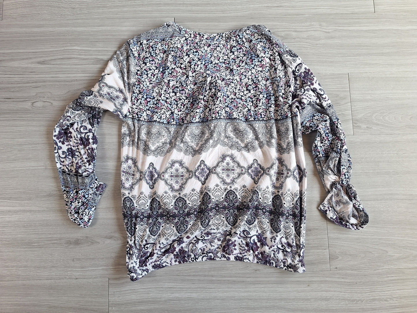 Janina Viskosebluse Paisley 38