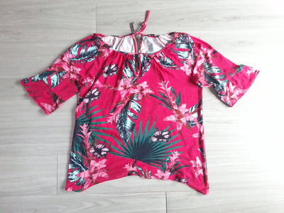Comma Blusenshirt Tropical 42