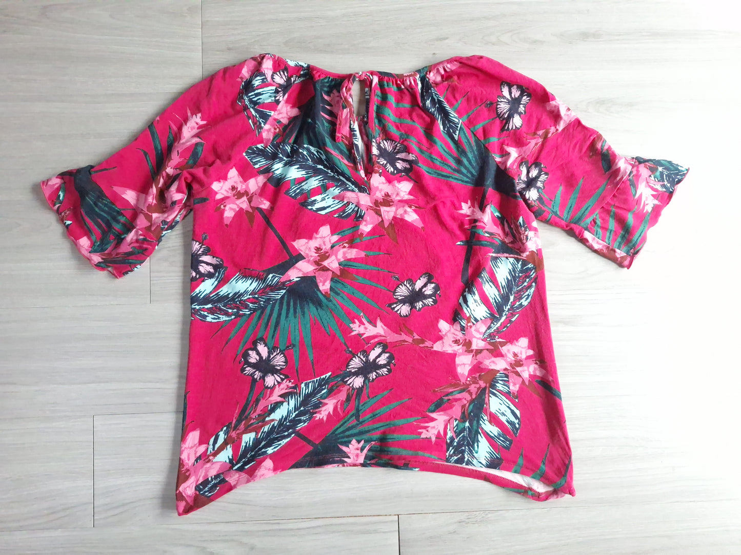 Comma Blusenshirt Tropical 42