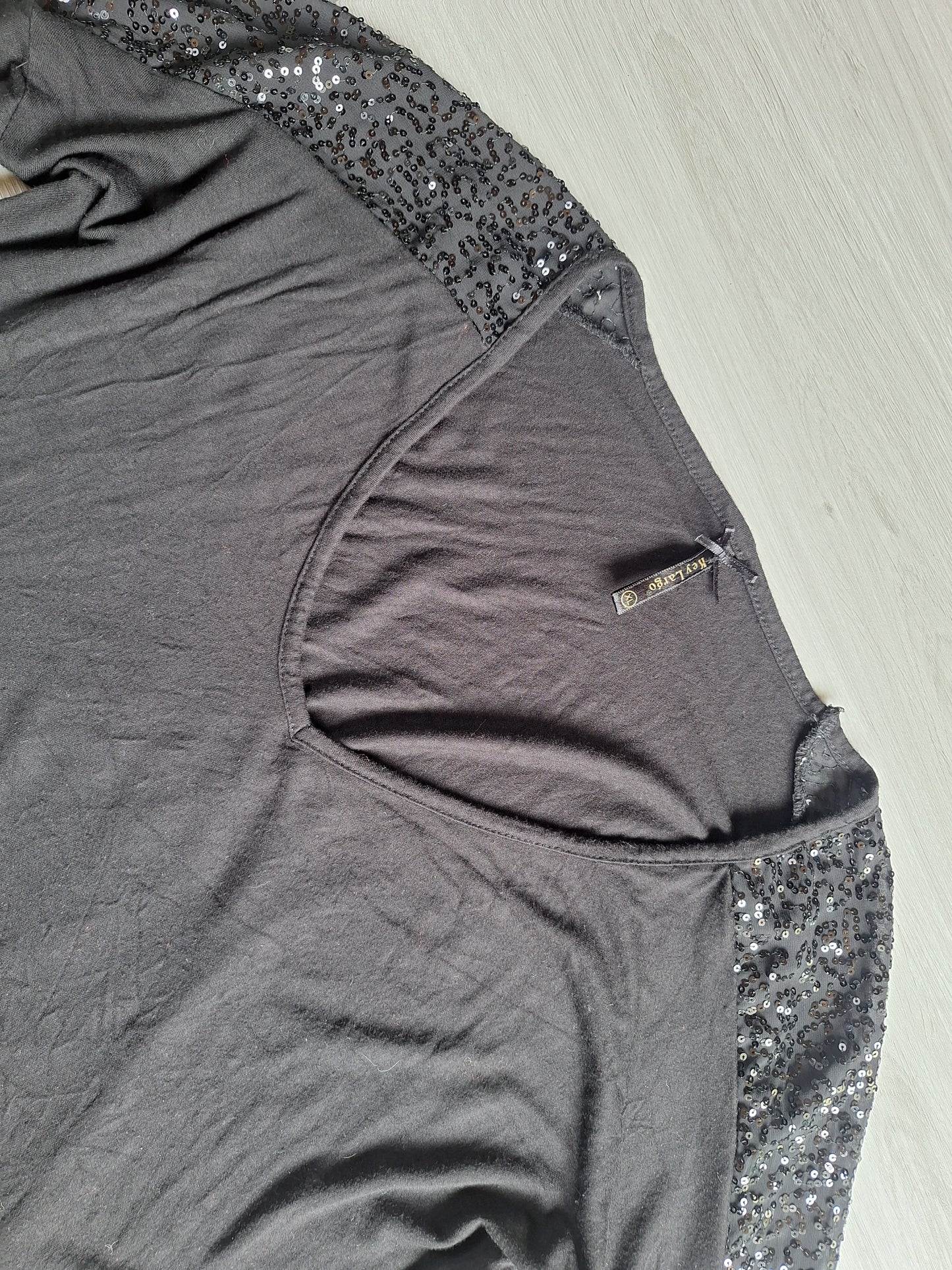 Ley Largo Langarmshirt Pailletten 42