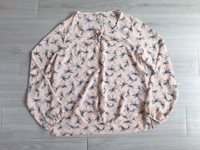 Next Chiffonbluse Libellenmuster 40