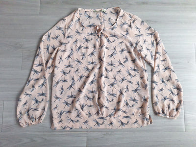 Next Chiffonbluse Libellenmuster 40