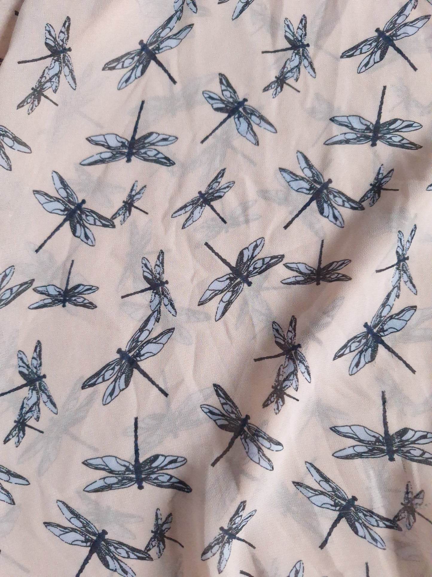 Next Chiffonbluse Libellenmuster 40