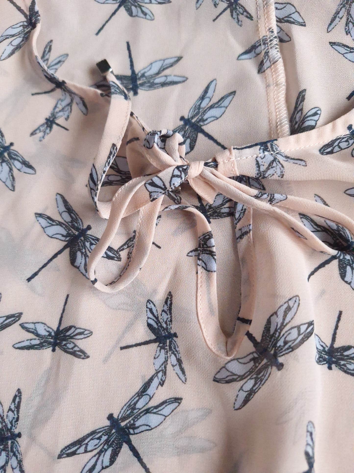 Next Chiffonbluse Libellenmuster 40