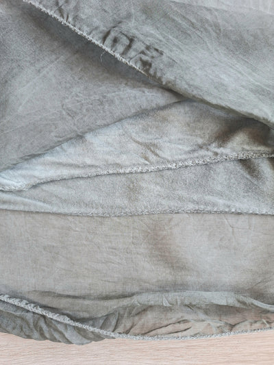 Nani Chiffonbluse Glitzerbündchen 38