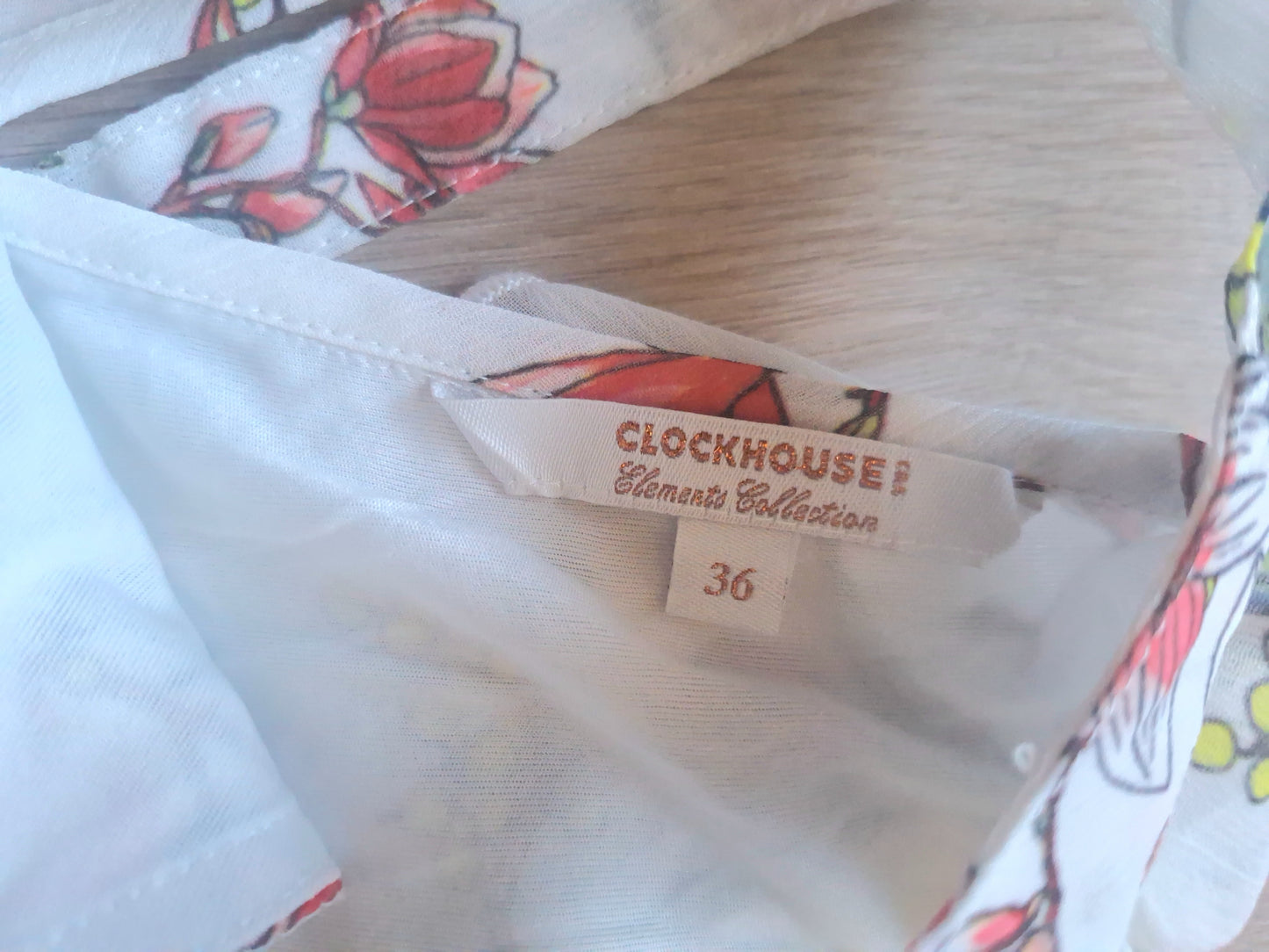 Clockhouse Chiffonkleid Cut-outs 36