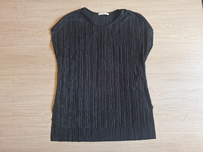 Camaïeu Plissee Shirt Glanzoptik 38