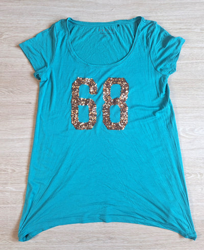 Esprit Longshirt Paillettenprint 40