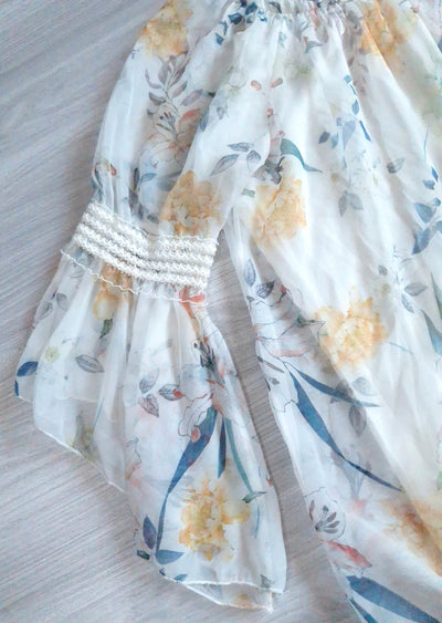 Made in Italy Carmenbluse Floral 42