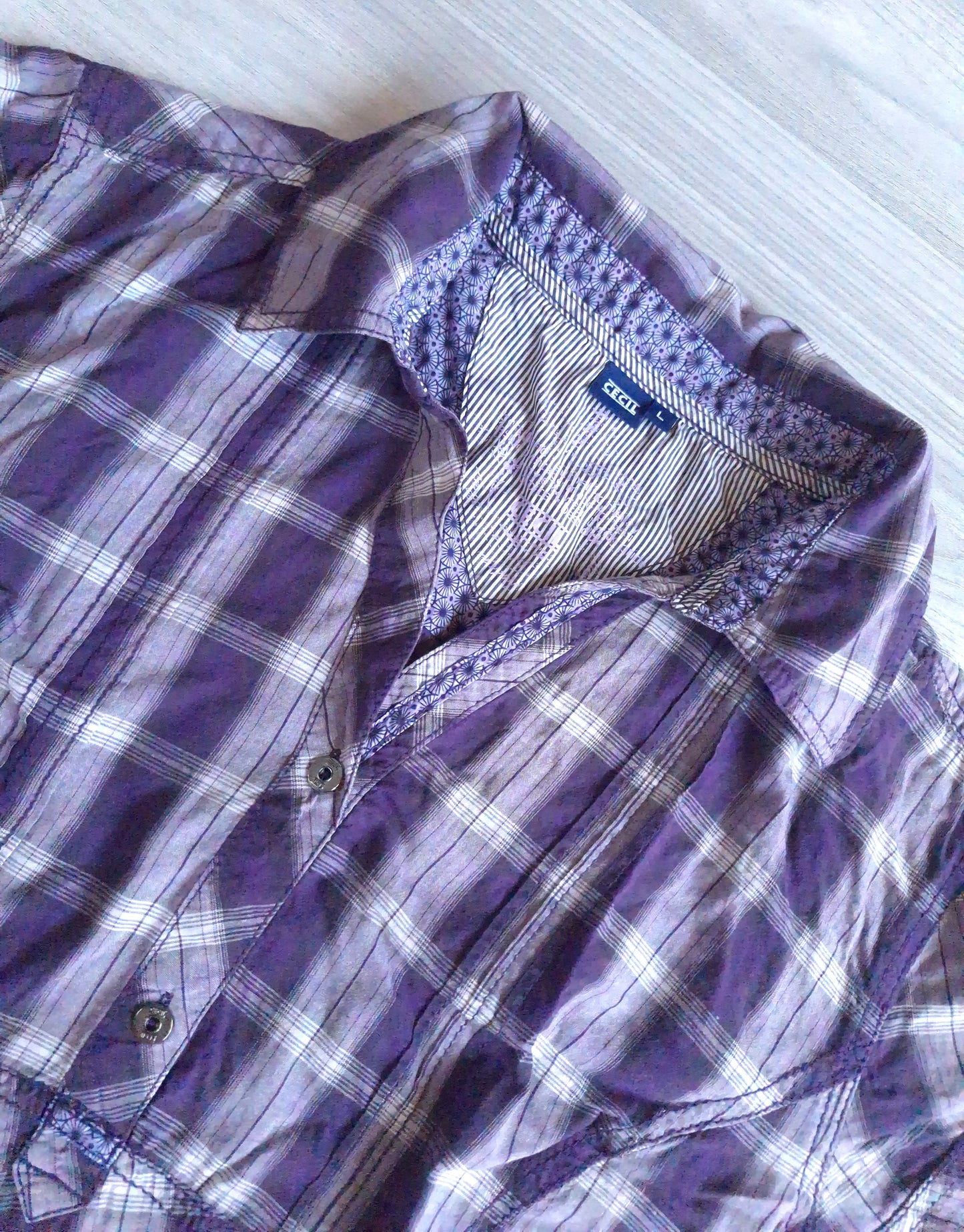 Cecil Karobluse Kurzarm 40