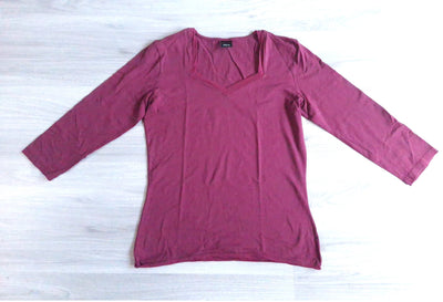 s.Oliver Langarmshirt V-Ausschnitt 38