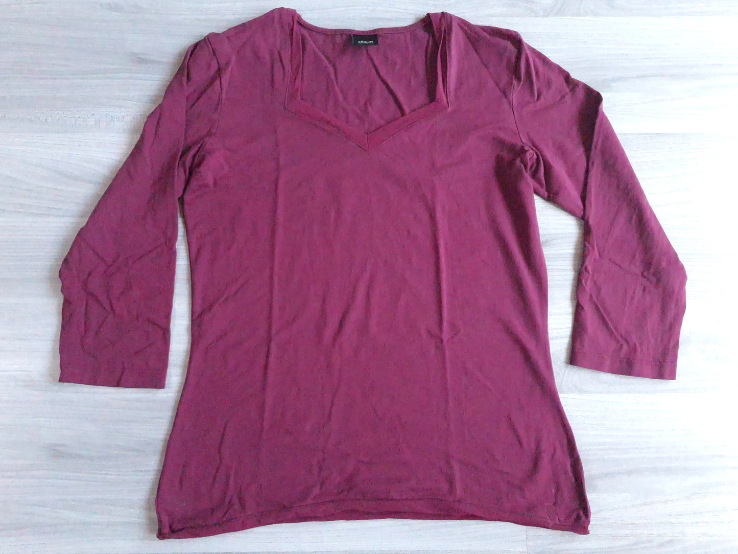 s.Oliver Langarmshirt V-Ausschnitt 38