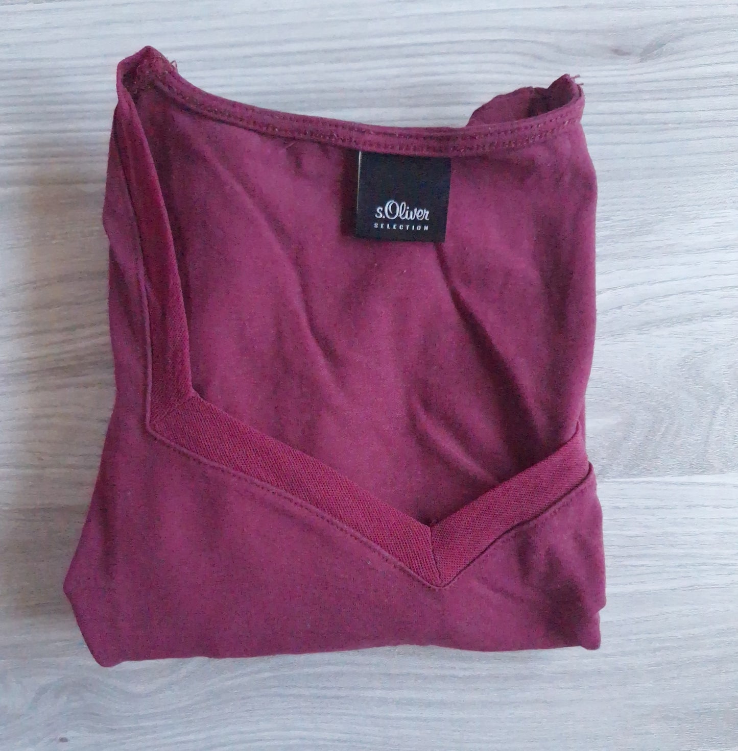 s.Oliver Langarmshirt V-Ausschnitt 38