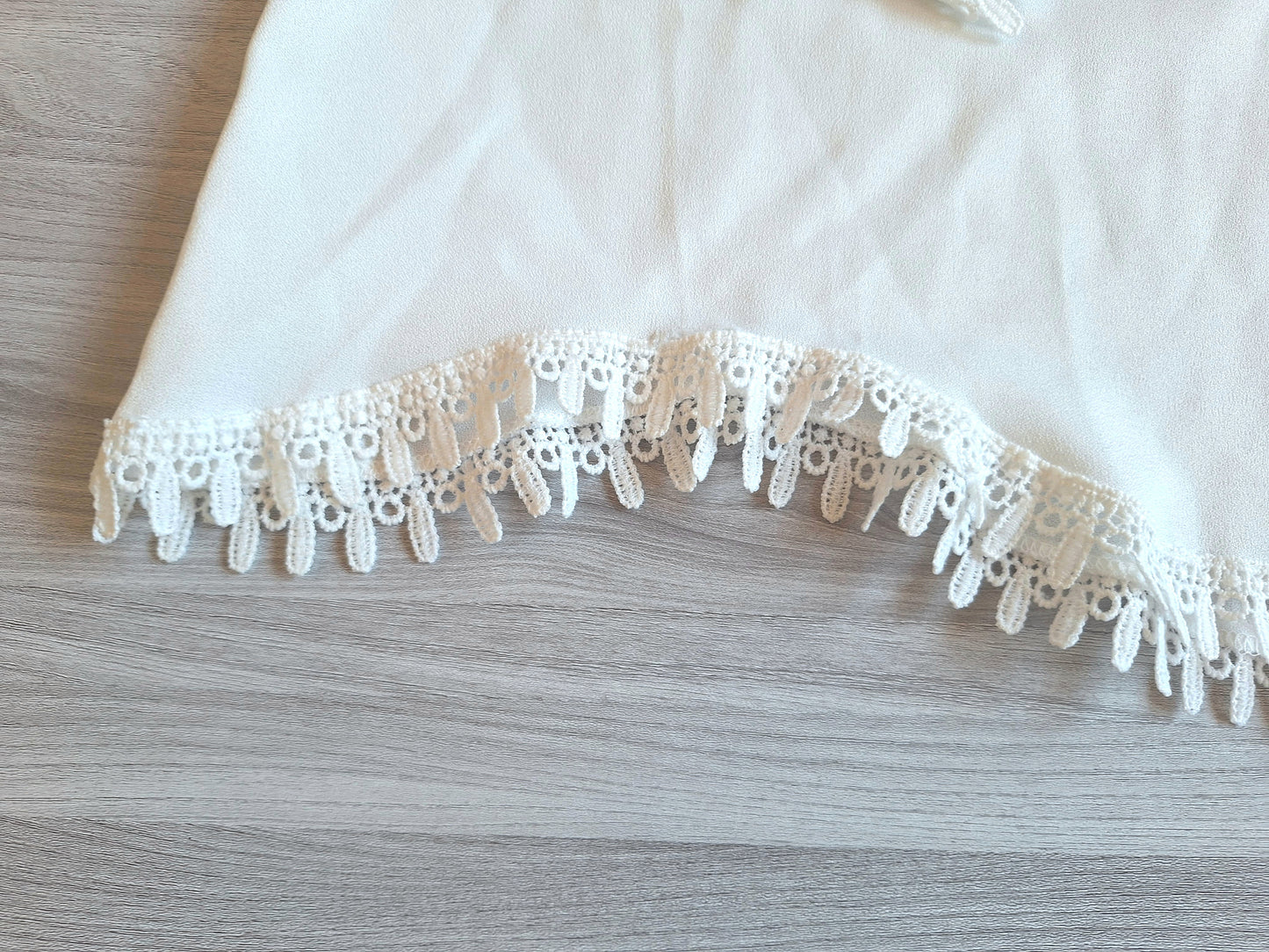 Shein Bluse Spitzenbesatz 38