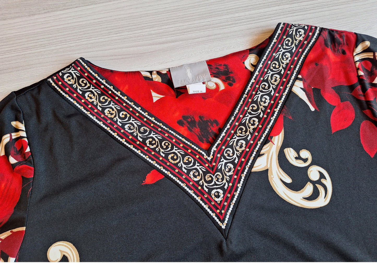 Fair Lady Langarmshirt Ornament 44