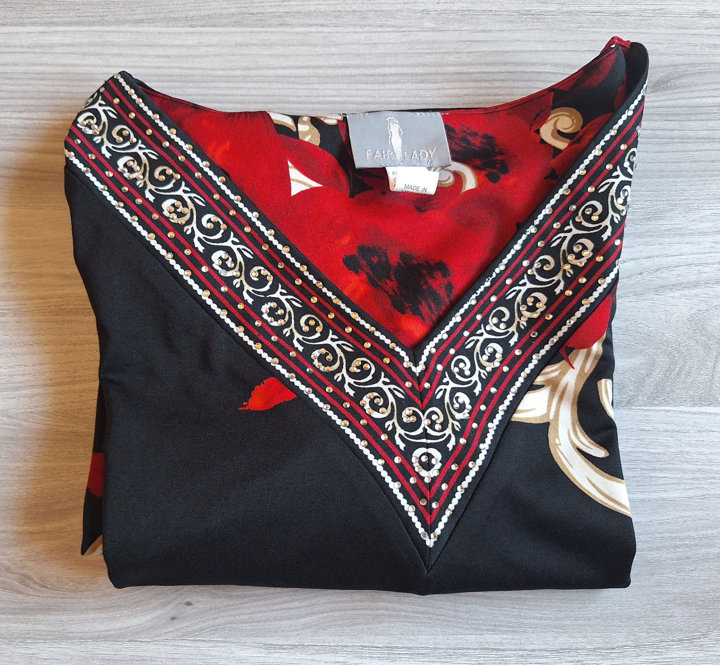 Fair Lady Langarmshirt Ornament 44