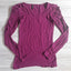 Amisu Langarmshirt Raffungen 36