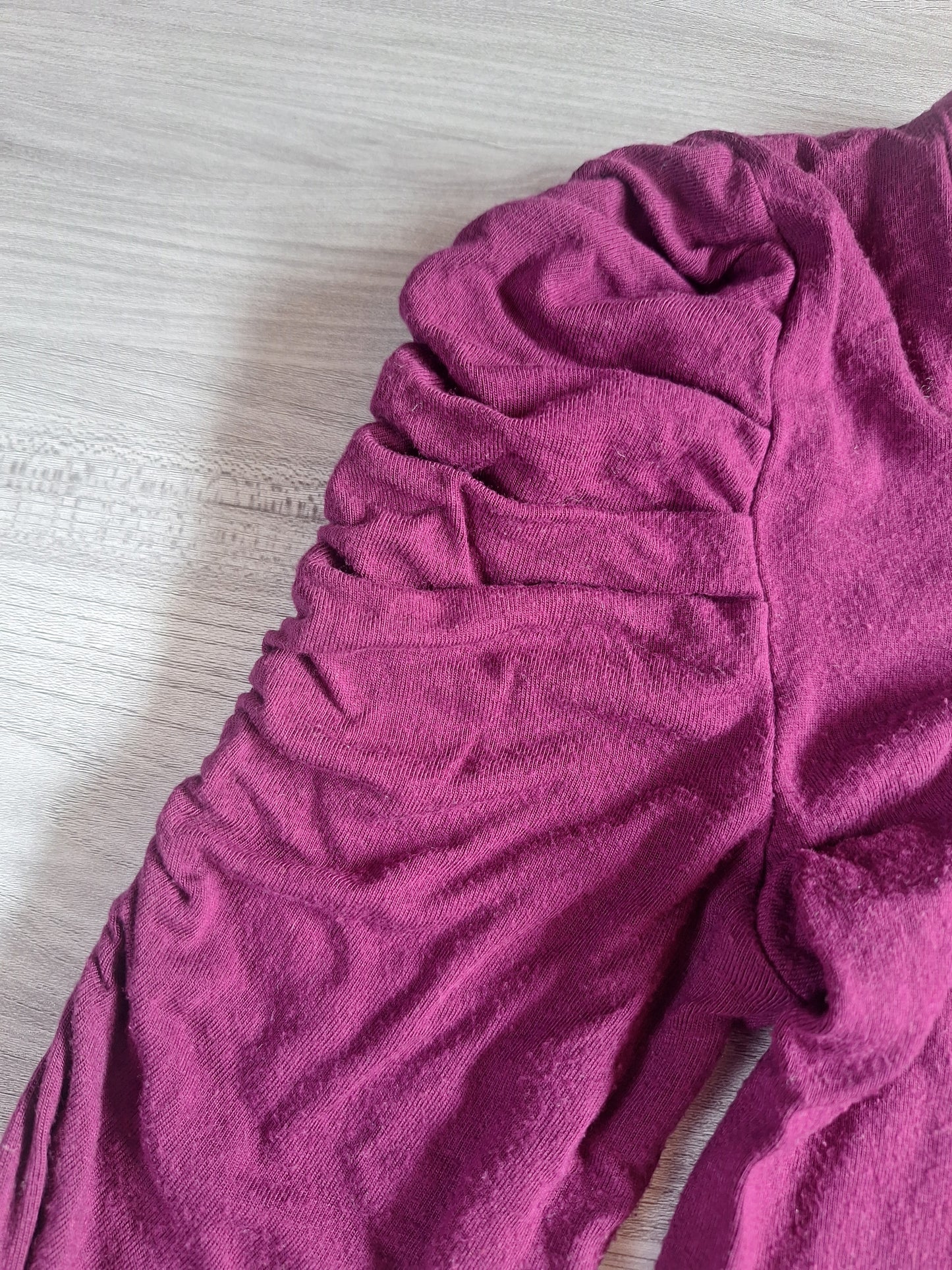 Amisu Langarmshirt Raffungen 36