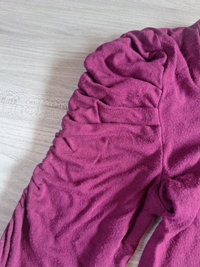 Amisu Langarmshirt Raffungen 36