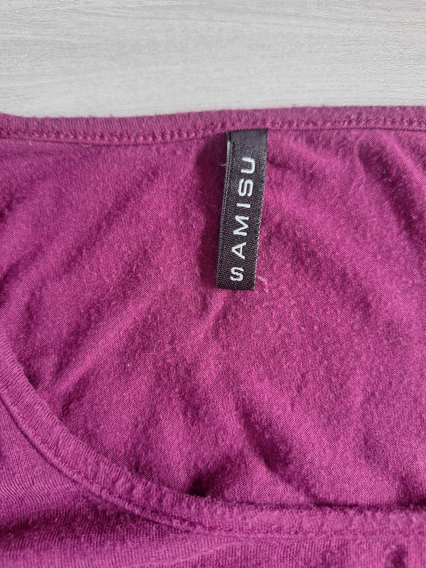 Amisu Langarmshirt Raffungen 36