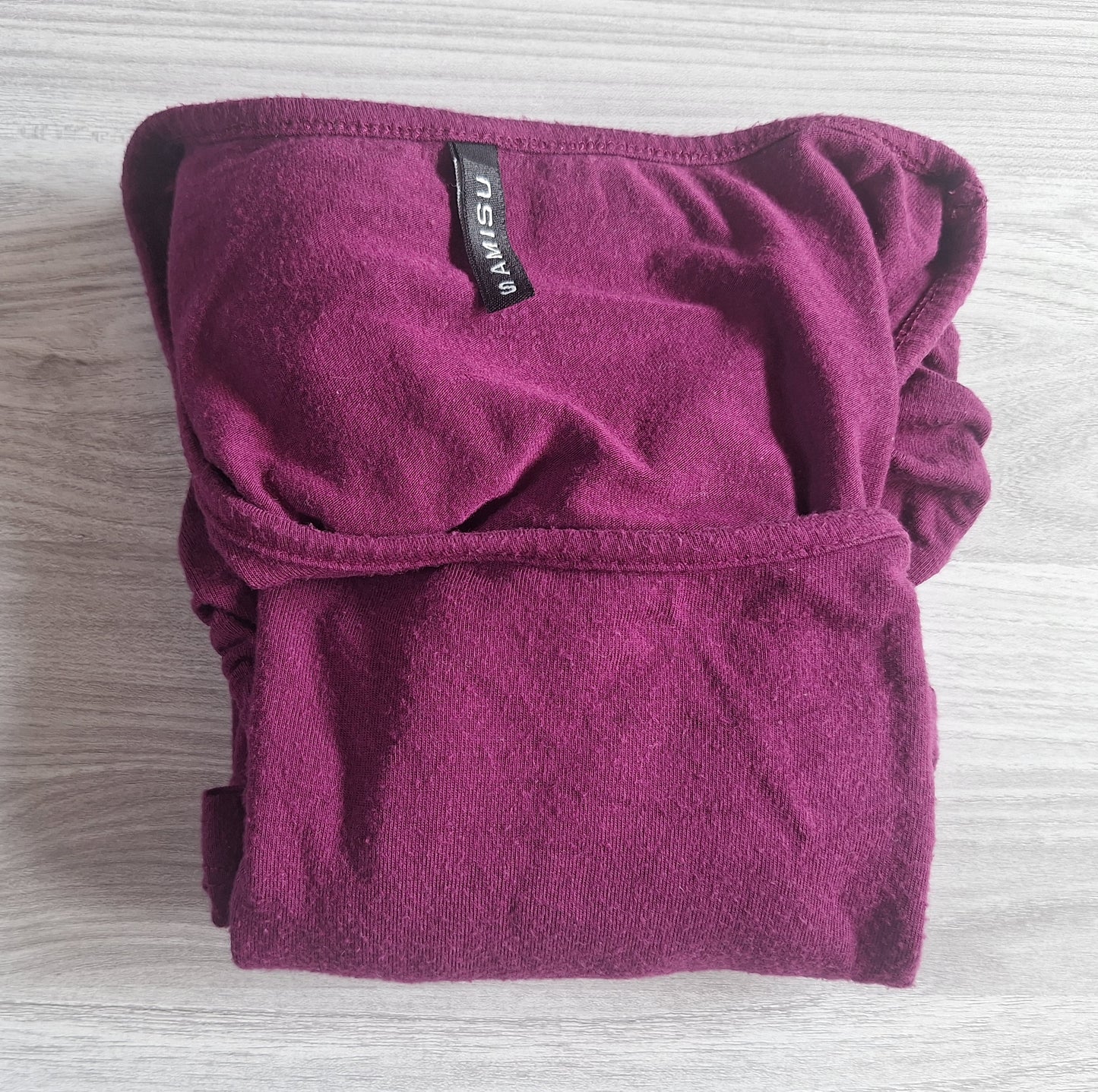 Amisu Langarmshirt Raffungen 36