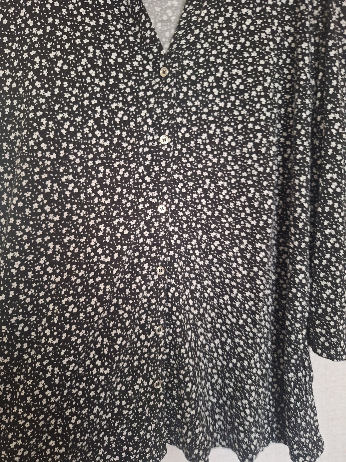 Canda Longbluse Blumenmuster 46