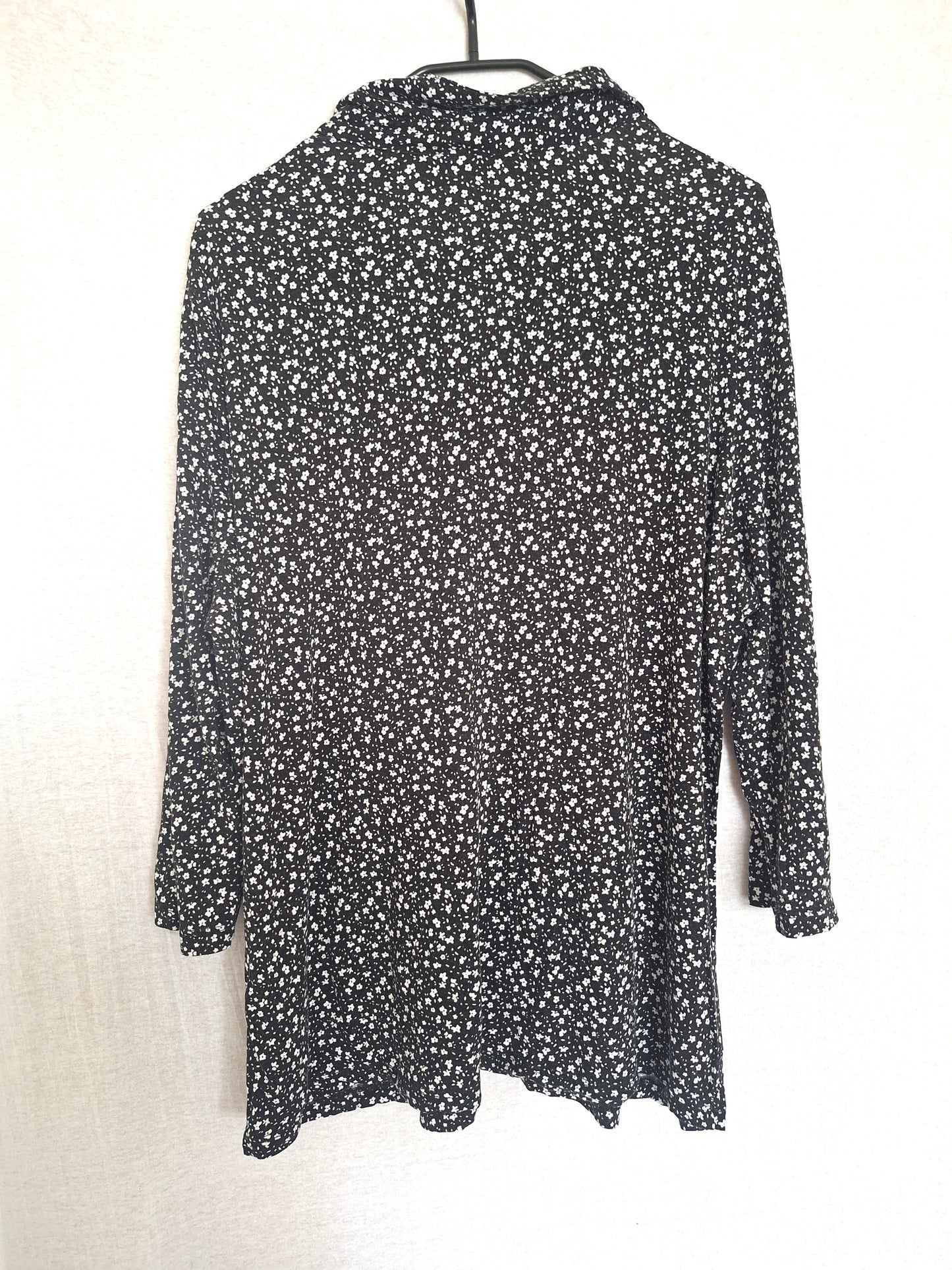 Canda Longbluse Blumenmuster 46