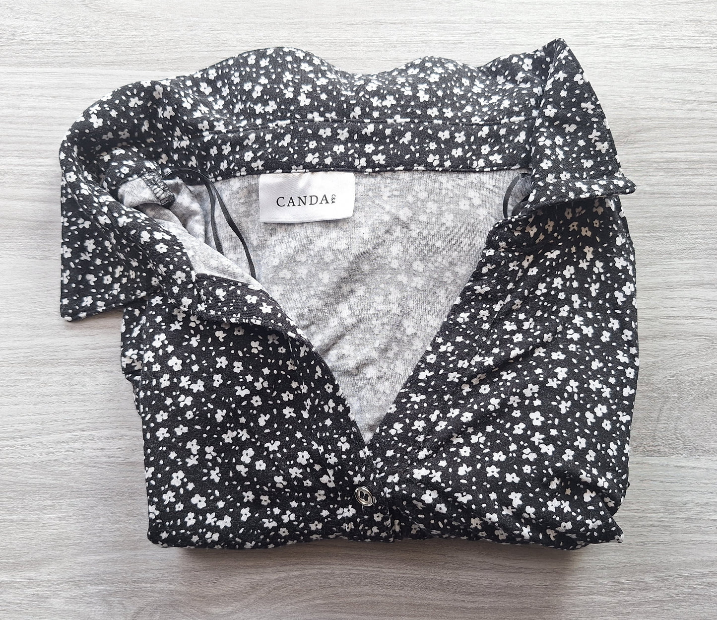 Canda Longbluse Blumenmuster 46