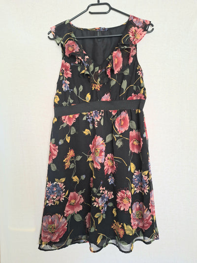 Vero Moda Chiffonkleid Blumen 36