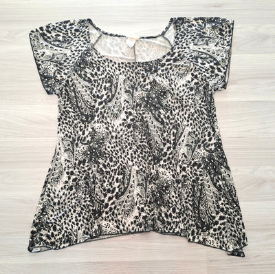 Brittany Black Shirt Pailletten 42