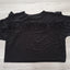 Zara Crop Shirt Rüschen 36