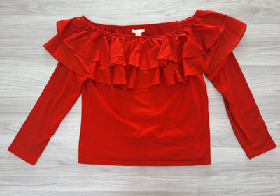 H&M Carmenbluse Volants 42