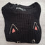 FB Sister Strickpullover Katzenmotiv 36