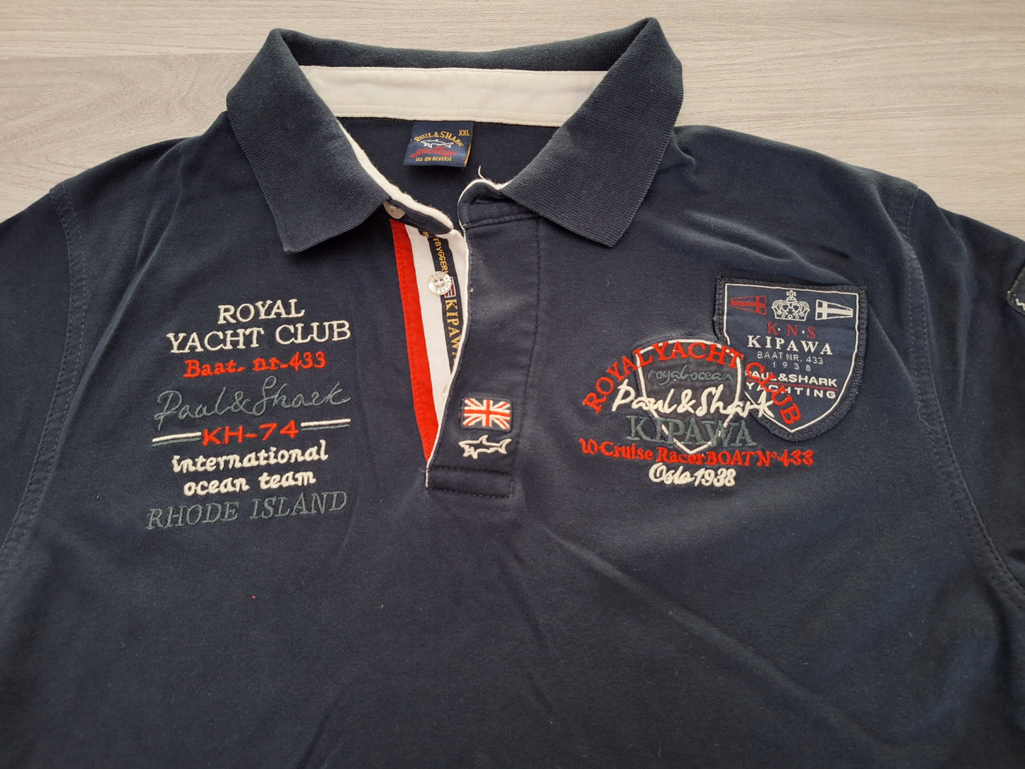 Paul & Shark Poloshirt Stickerei XXL Original