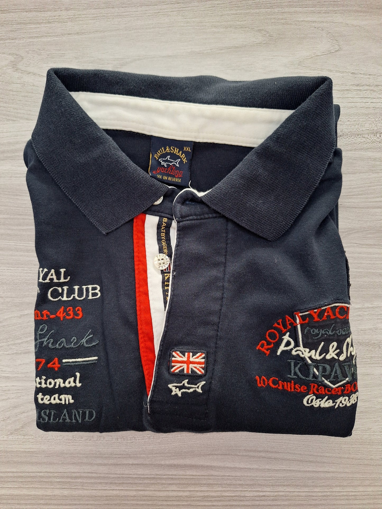 Paul & Shark Poloshirt Stickerei XXL Original