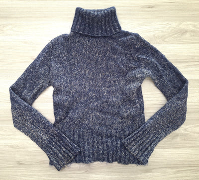 H&M Rollkragenpullover Glitzer 40