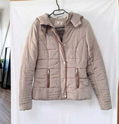 Bangjiyi Steppjacke Fellfutter 36