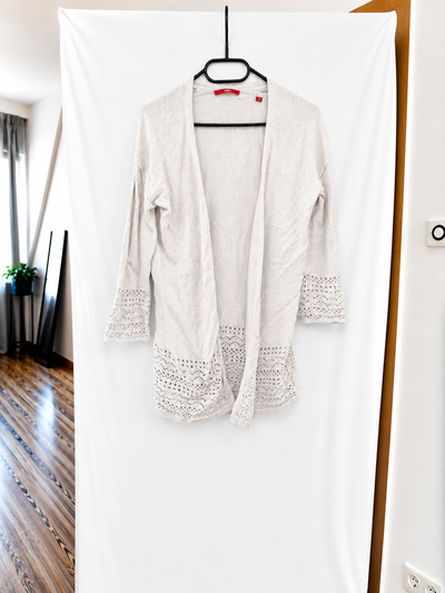 s.Oliver Longcardigan Häkelspitze 36