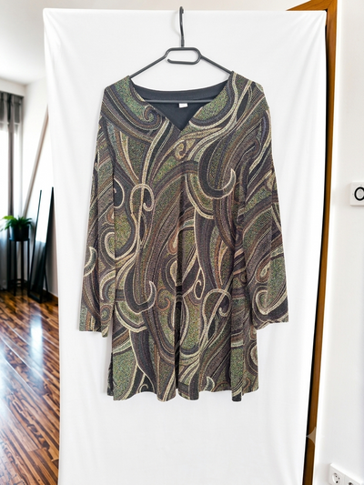 Longshirt Glitzermuster 48